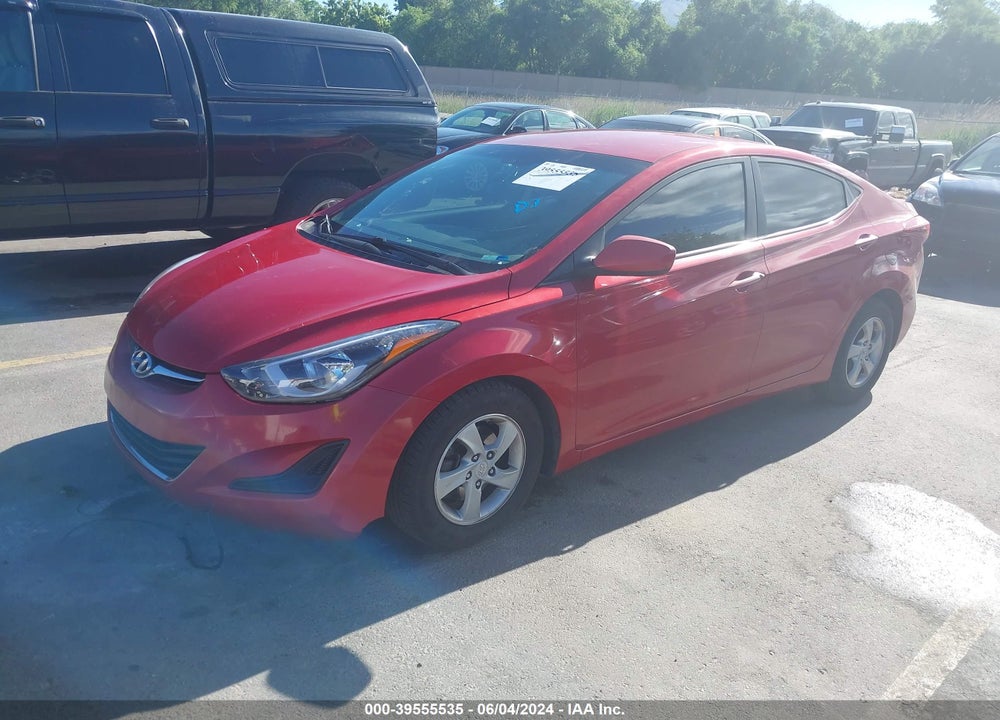 2014 HYUNDAI ELANTRA SE VIN: KMHDH4AE3EU154323