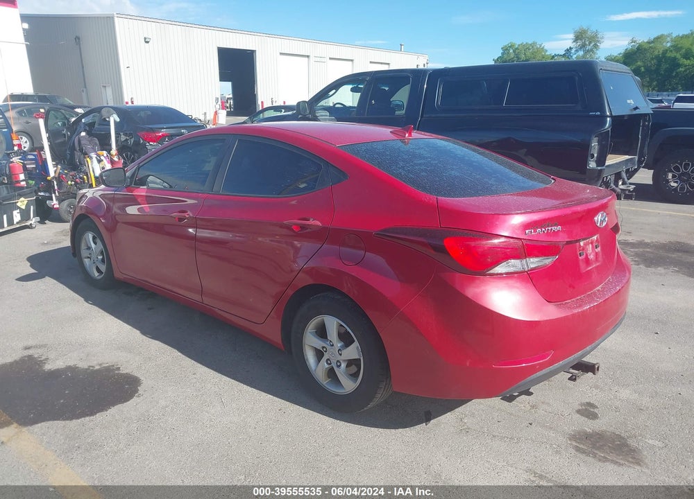 2014 HYUNDAI ELANTRA SE VIN: KMHDH4AE3EU154323