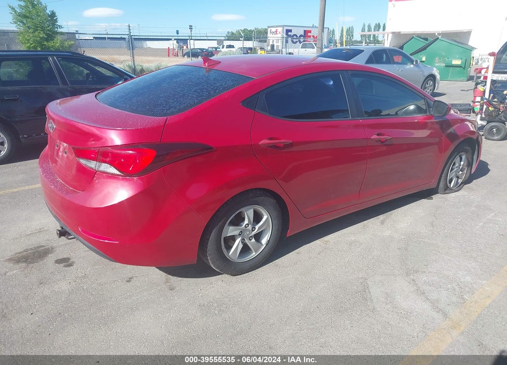 2014 HYUNDAI ELANTRA SE VIN: KMHDH4AE3EU154323