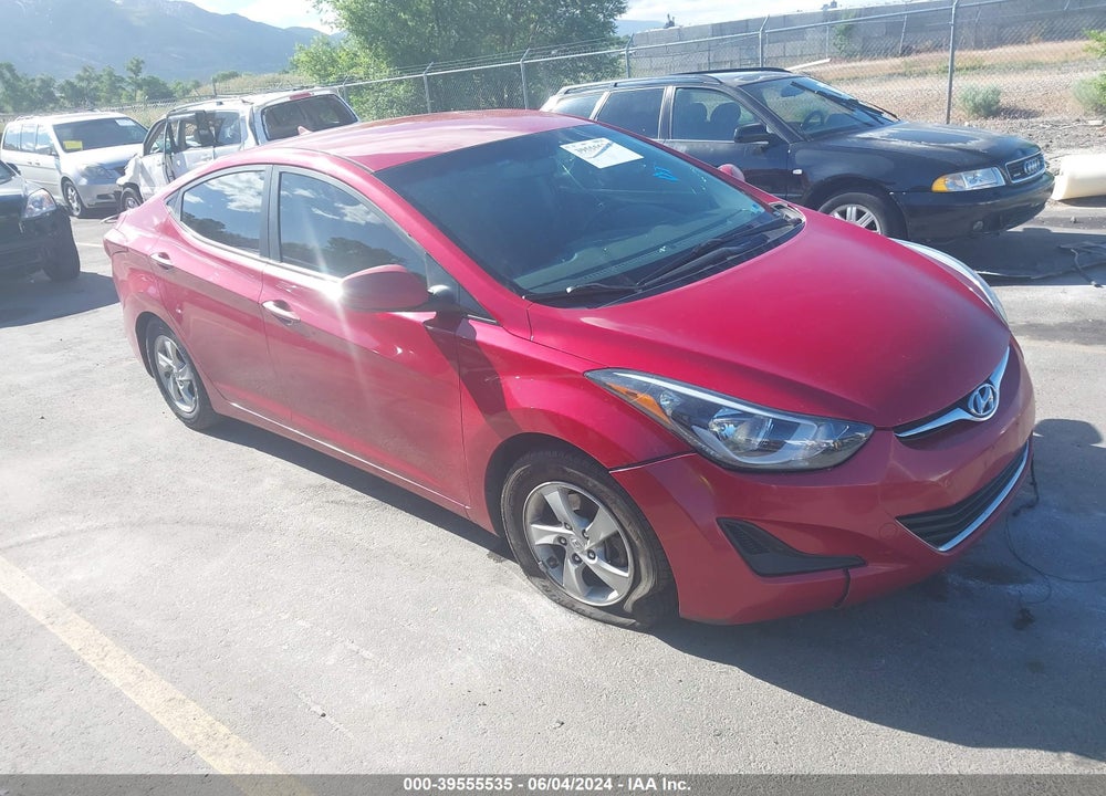 2014 HYUNDAI ELANTRA SE VIN: KMHDH4AE3EU154323