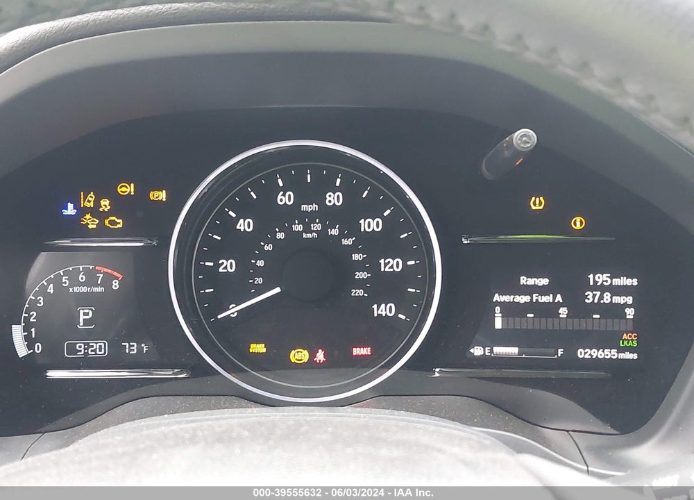 2022 HONDA HR-V 2WD EX-L VIN: 3CZRU5H79NM714007