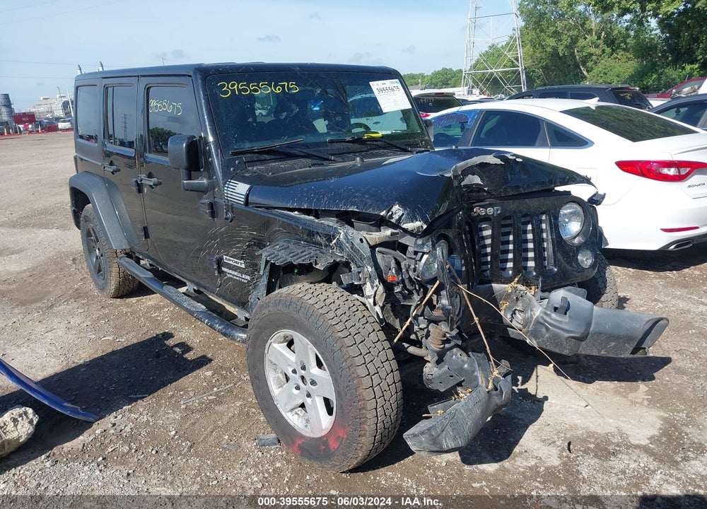 2016 JEEP WRANGLER UNLIMITED SPORT VIN: 1C4BJWDG2GL116809