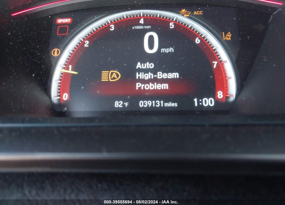 2021 HONDA CIVIC TYPE-R TOURING VIN: SHHFK8G75MU201016