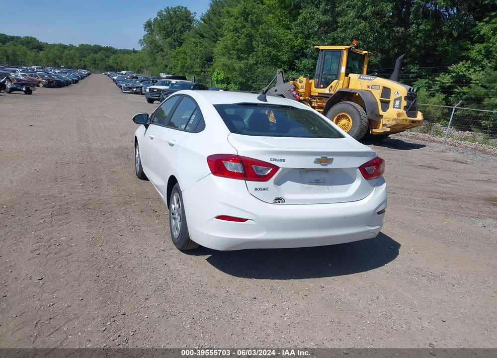 2019 CHEVROLET CRUZE CVT (FLEET ORDERS ONLY) VIN: 1G1BJ5SM6K7103557