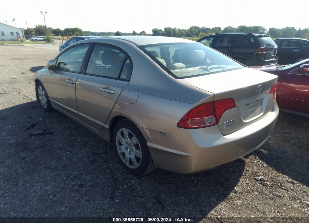 2008 HONDA CIVIC LX VIN: 1HGFA16518L092022