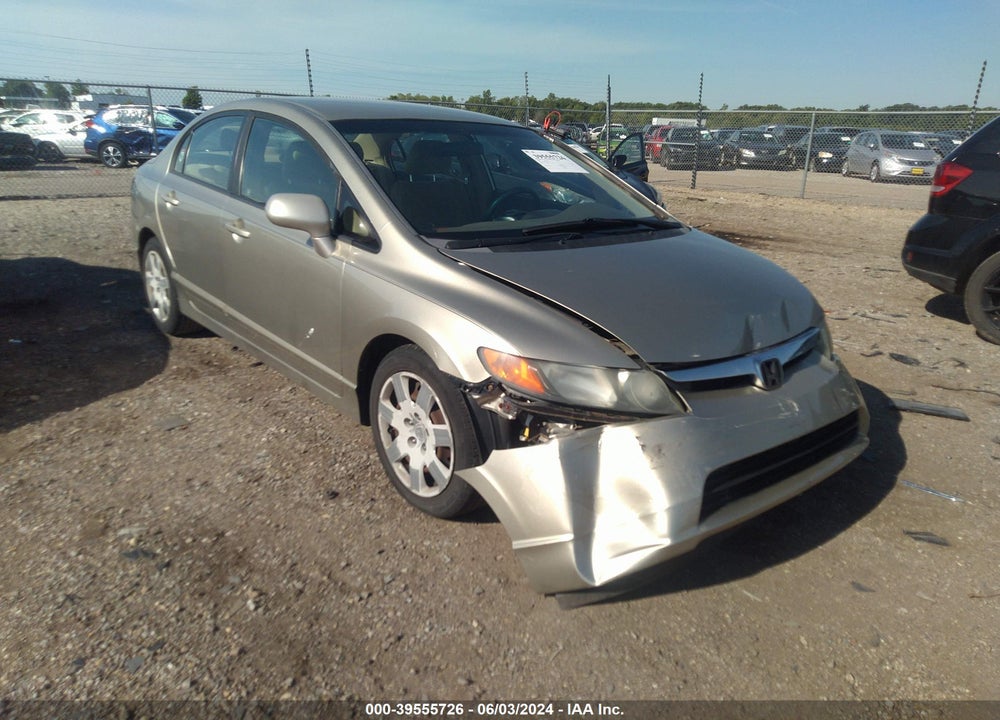 2008 HONDA CIVIC LX VIN: 1HGFA16518L092022