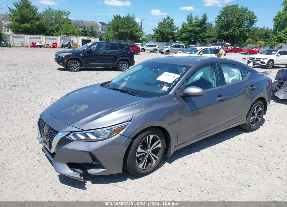 2022 NISSAN SENTRA SV XTRONIC CVT VIN: 3N1AB8CV0NY244722