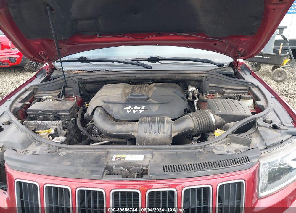 2014 JEEP GRAND CHEROKEE LAREDO VIN: 1C4RJEAG5EC123781