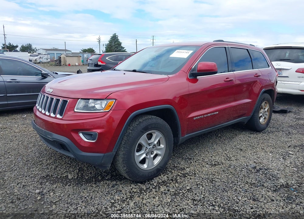2014 JEEP GRAND CHEROKEE LAREDO VIN: 1C4RJEAG5EC123781
