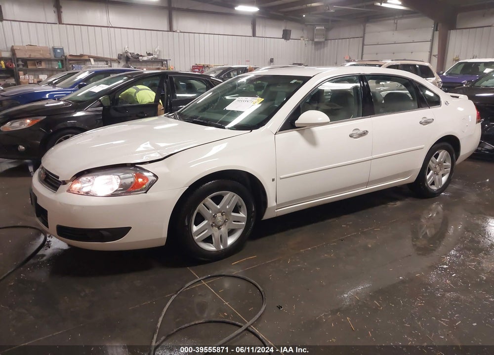 2007 CHEVROLET IMPALA LTZ VIN: 2G1WU58R579412888