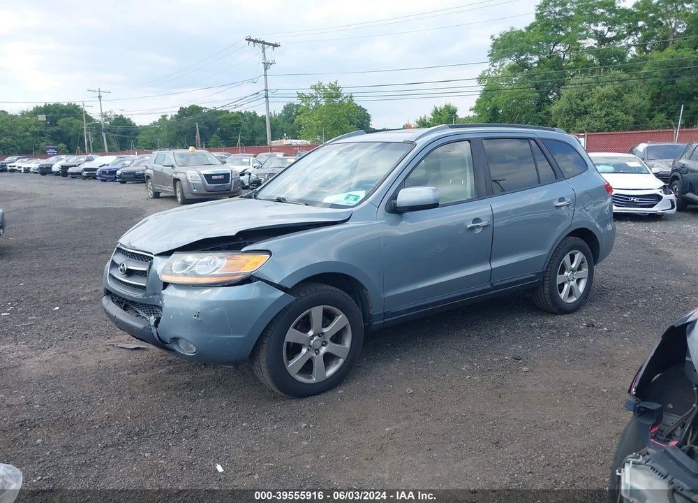 2008 HYUNDAI SANTA FE LIMITED/SE VIN: 5NMSH73E98H175814
