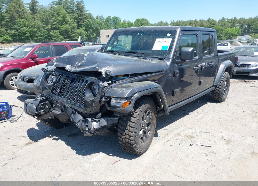 2022 JEEP GLADIATOR WILLYS 4X4 VIN: 1C6HJTAG6NL172527