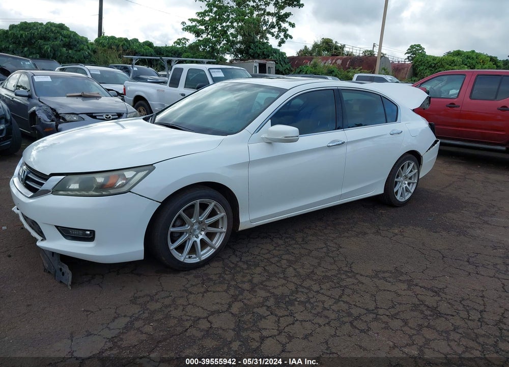 2014 HONDA ACCORD EX-L V-6 VIN: 1HGCR3F84EA019090