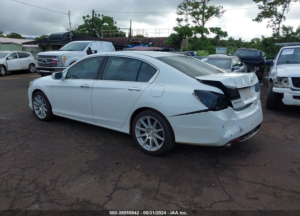 2014 HONDA ACCORD EX-L V-6 VIN: 1HGCR3F84EA019090