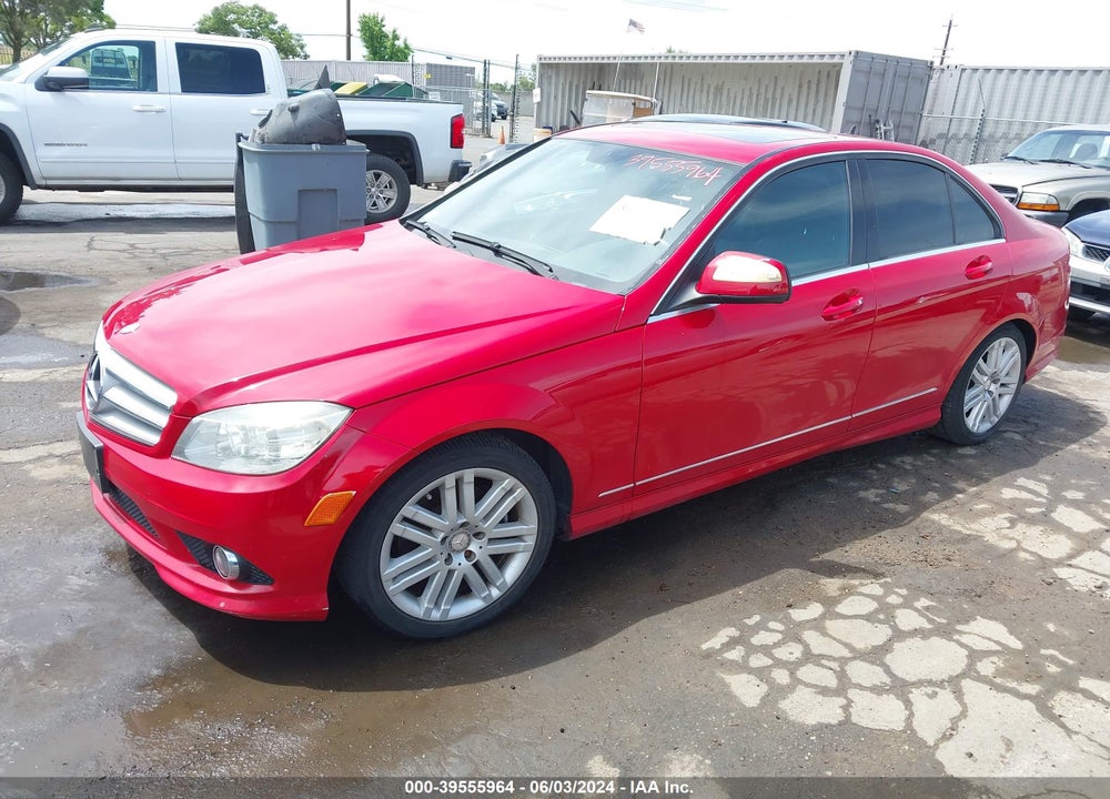 2008 MERCEDES-BENZ C 300 LUXURY/SPORT VIN: WDDGF54X48F058726