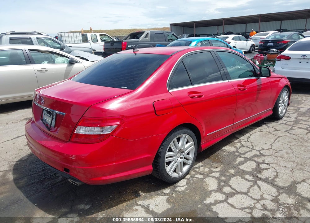 2008 MERCEDES-BENZ C 300 LUXURY/SPORT VIN: WDDGF54X48F058726
