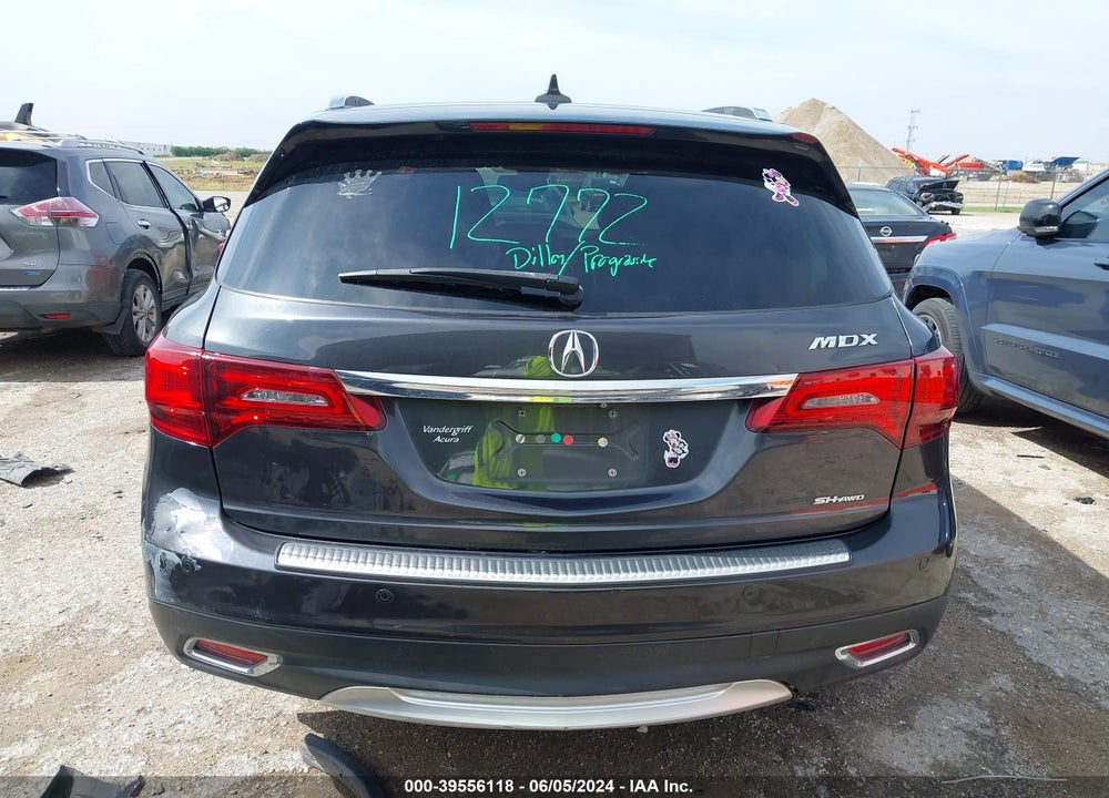 2015 ACURA MDX ADVANCE PKG W/ENTERTAINMENT PKG VIN: 5FRYD4H86FB012347