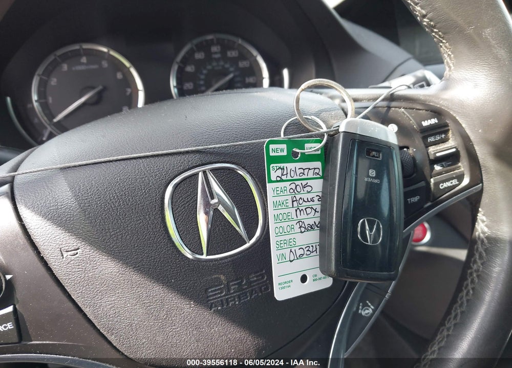 2015 ACURA MDX ADVANCE PKG W/ENTERTAINMENT PKG VIN: 5FRYD4H86FB012347