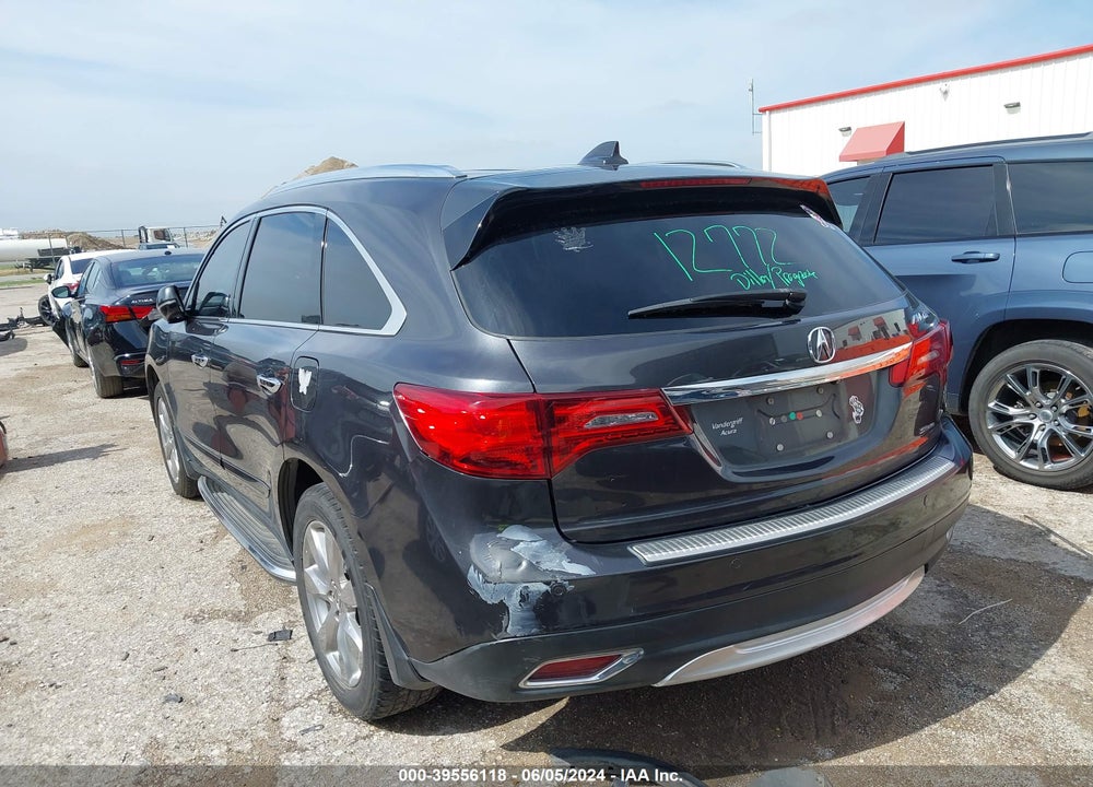 2015 ACURA MDX ADVANCE PKG W/ENTERTAINMENT PKG VIN: 5FRYD4H86FB012347