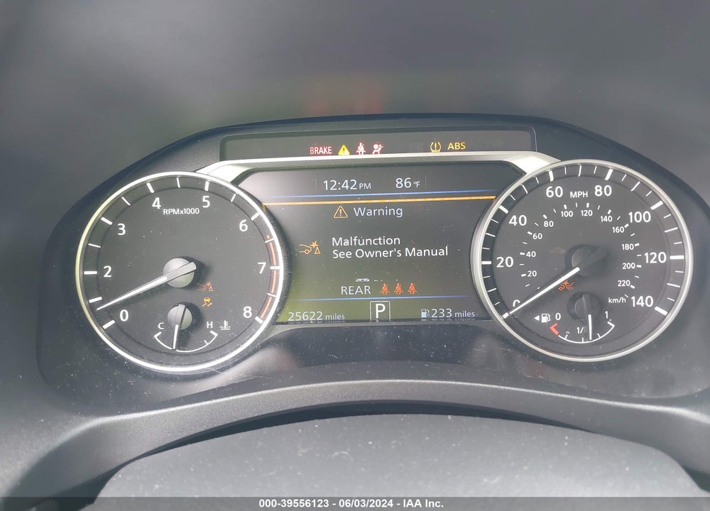 2023 NISSAN ALTIMA SR FWD VIN: 1N4BL4CV7PN397661