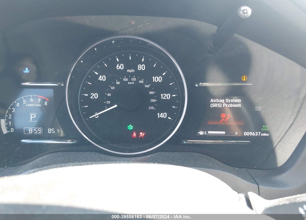 2019 HONDA HR-V EX VIN: 3CZRU5H58KM709276