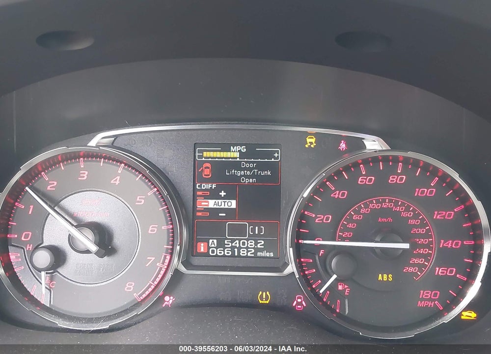 2016 SUBARU WRX STI VIN: JF1VA2V68G9829650