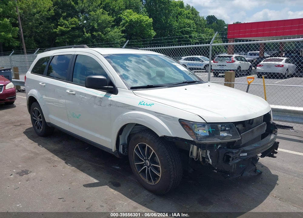 2018 DODGE JOURNEY SE VIN: 3C4PDCAB2JT528776