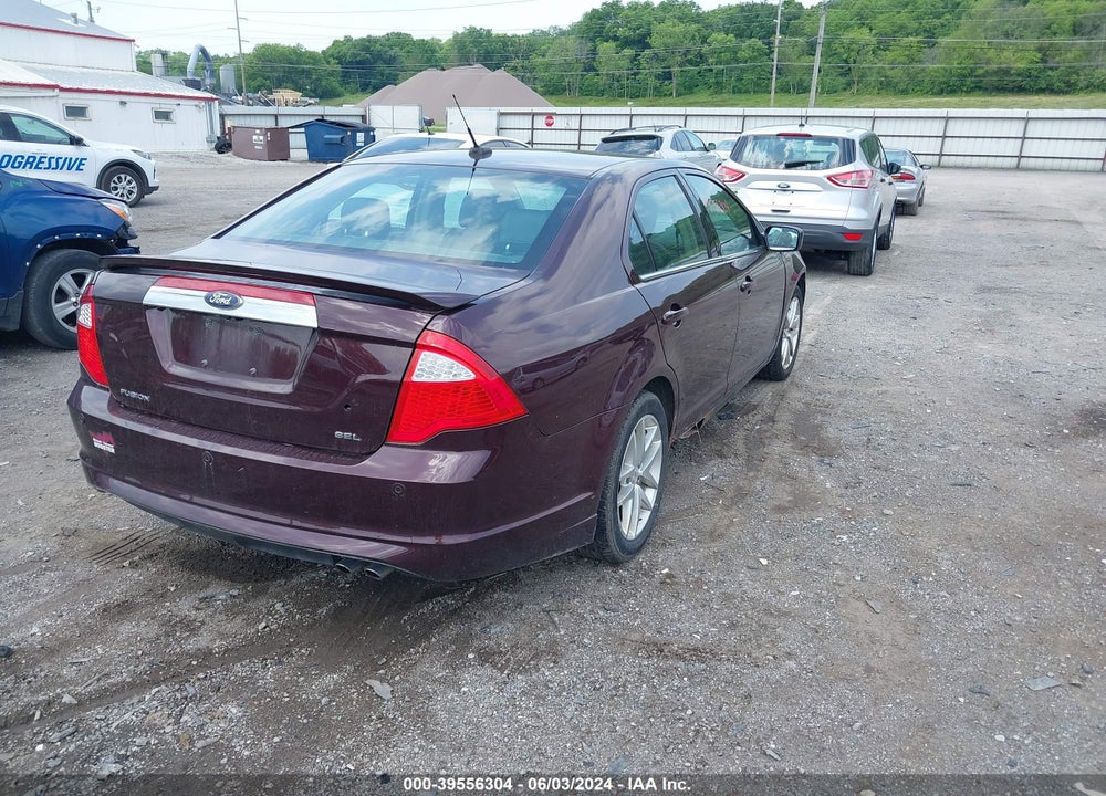 2012 FORD FUSION SEL VIN: 3FAHP0JA4CR354040