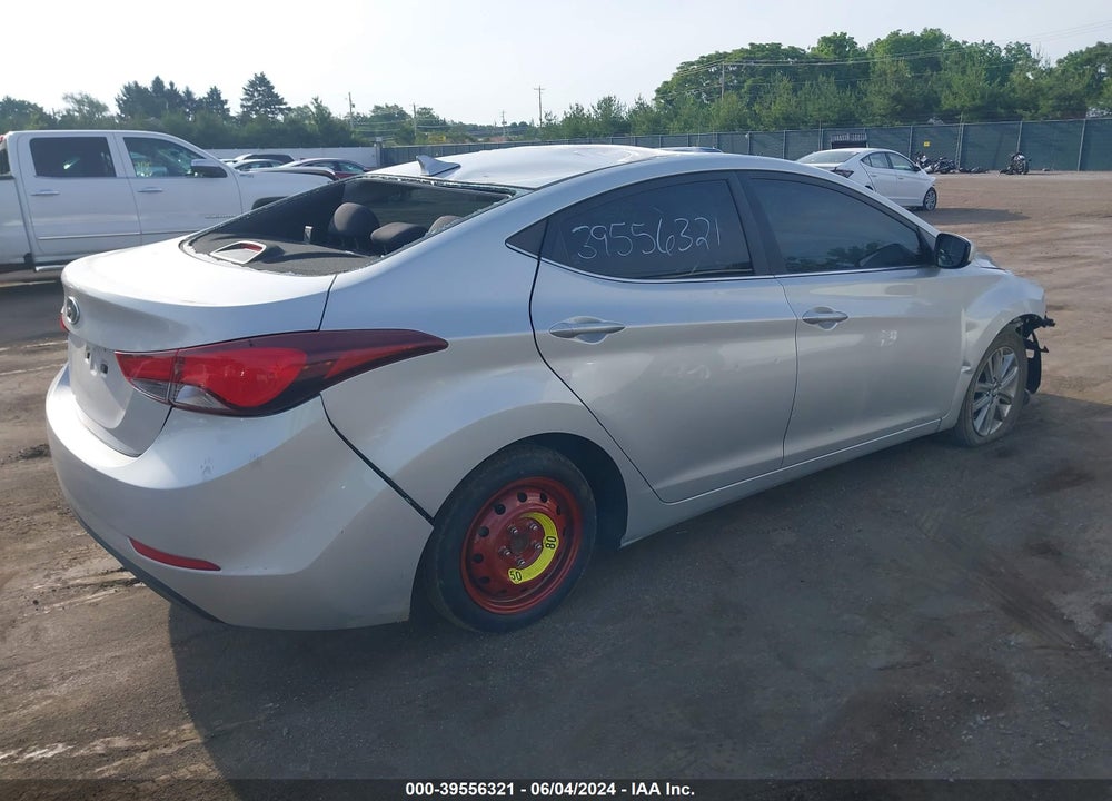 2015 HYUNDAI ELANTRA SE VIN: 5NPDH4AE5FH633200