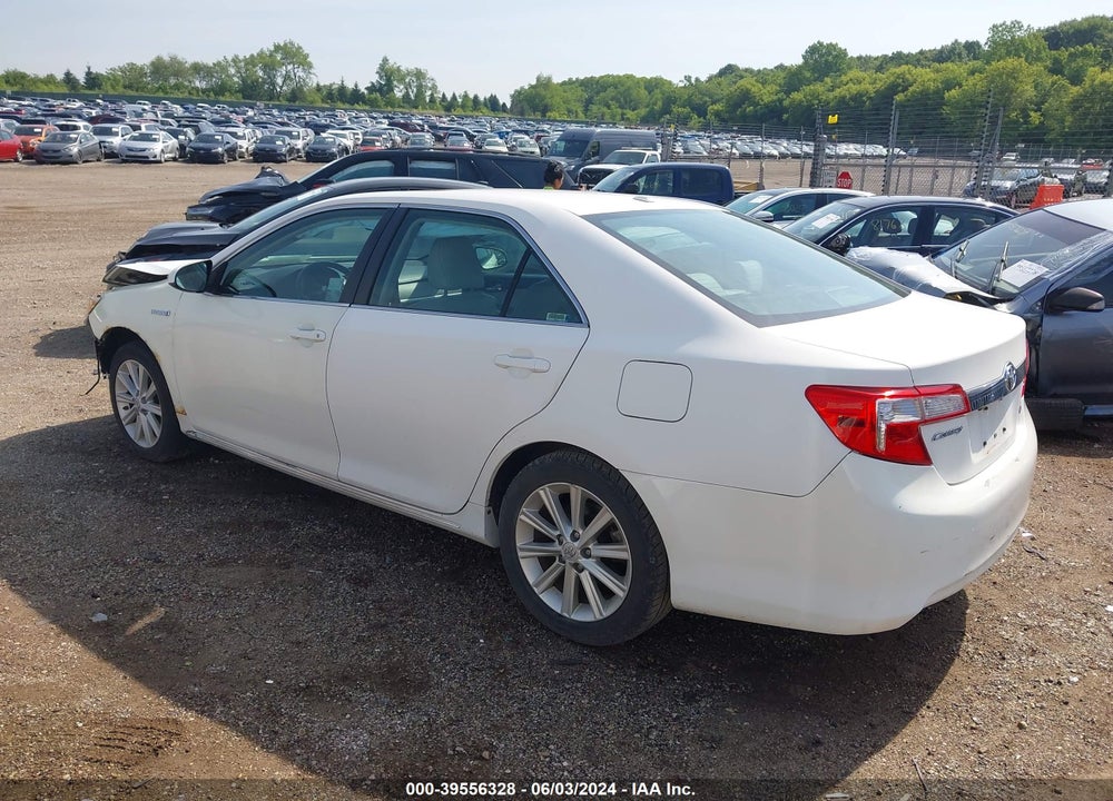 2012 TOYOTA CAMRY HYBRID XLE VIN: 4T1BD1FK6CU040376