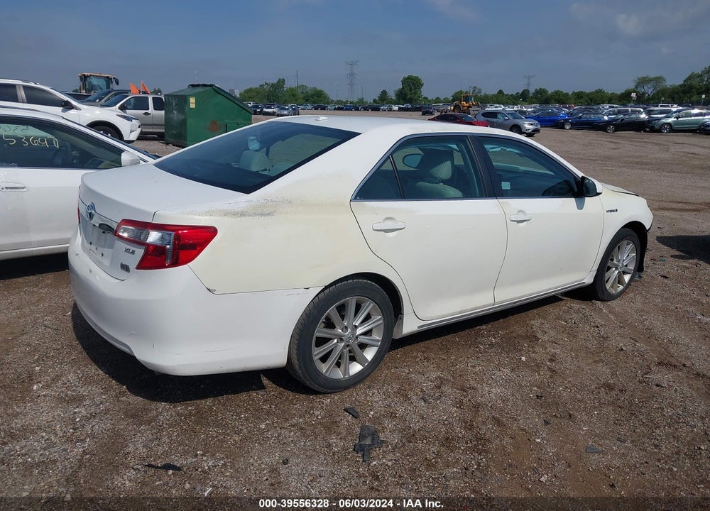 2012 TOYOTA CAMRY HYBRID XLE VIN: 4T1BD1FK6CU040376