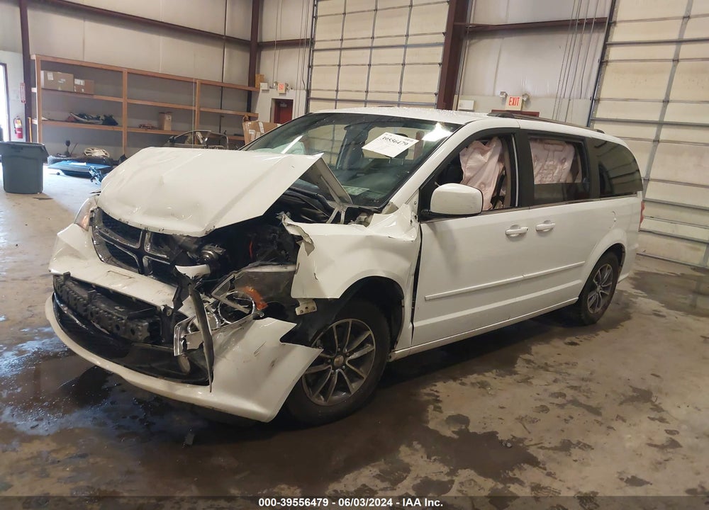 2017 DODGE GRAND CARAVAN SXT VIN: 2C4RDGCG7HR698685