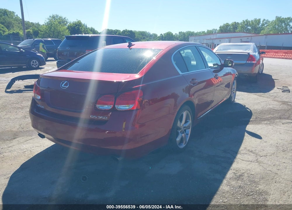 2009 LEXUS GS 350 VIN: JTHBE96S990044646