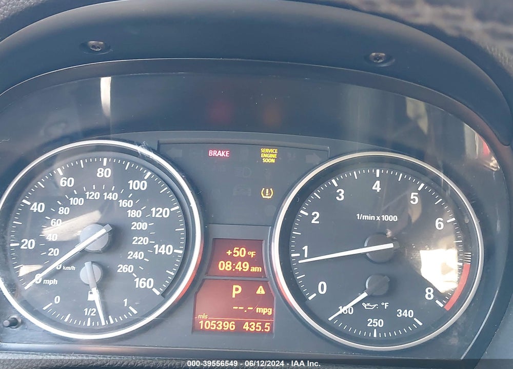 2013 BMW 328I VIN: WBAKE5C5XDJ107861