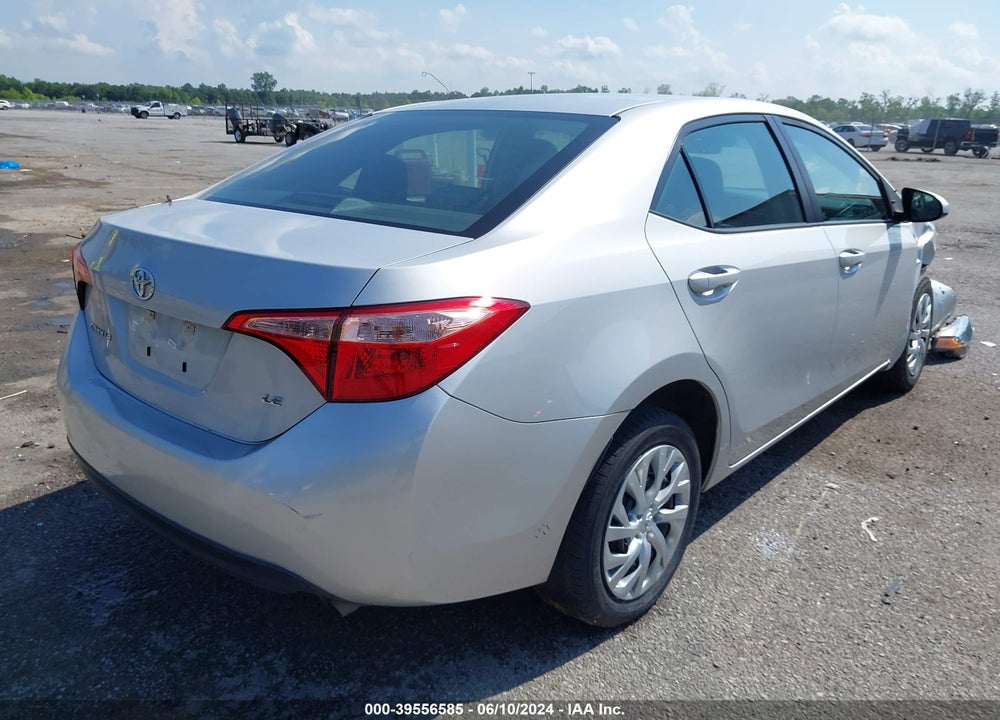 2019 TOYOTA COROLLA LE VIN: 5YFBURHE6KP937820