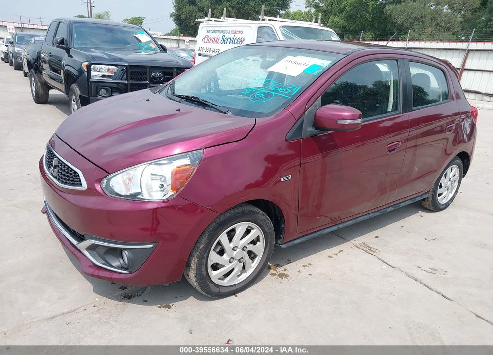 2018 MITSUBISHI MIRAGE SE VIN: ML32A4HJ0JH012245