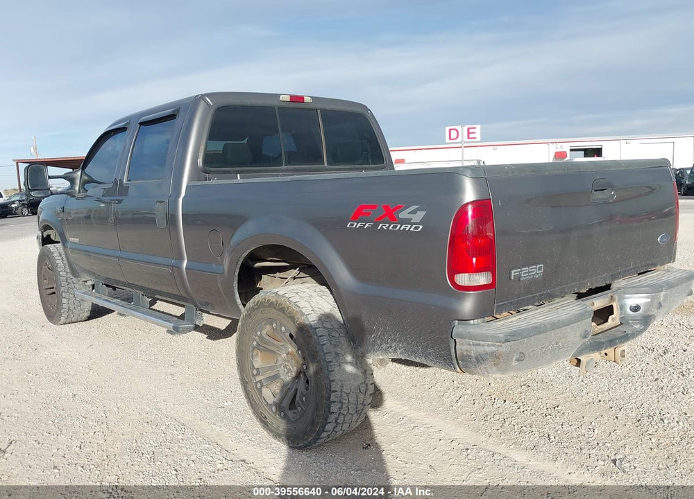 2004 FORD F250 SUPER DUTY VIN: 1FTNW21P84ED01913