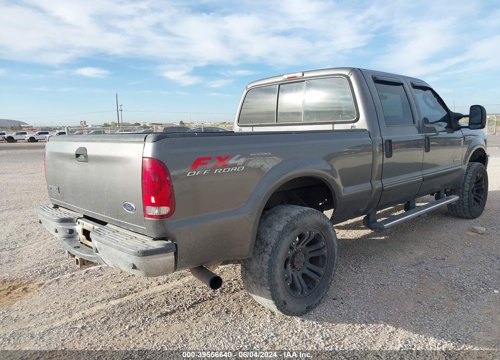 2004 FORD F250 SUPER DUTY VIN: 1FTNW21P84ED01913