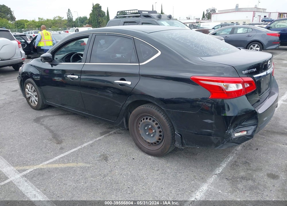 2016 NISSAN SENTRA S VIN: 3N1AB7AP1GY253480