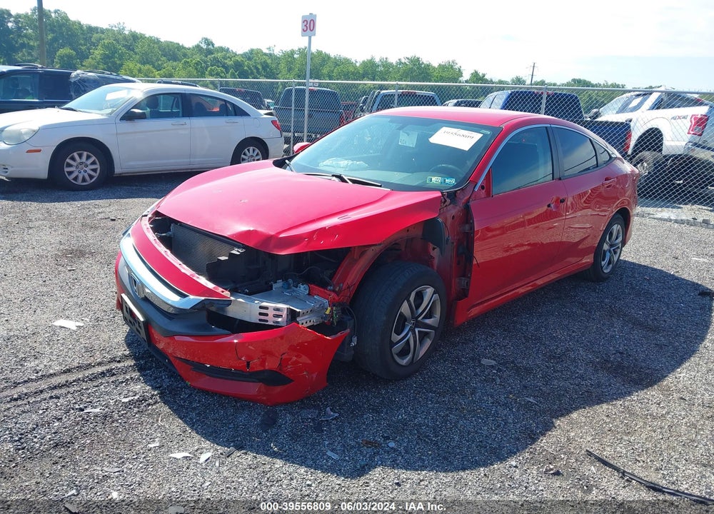 2018 HONDA CIVIC LX VIN: 2HGFC2F56JH582734