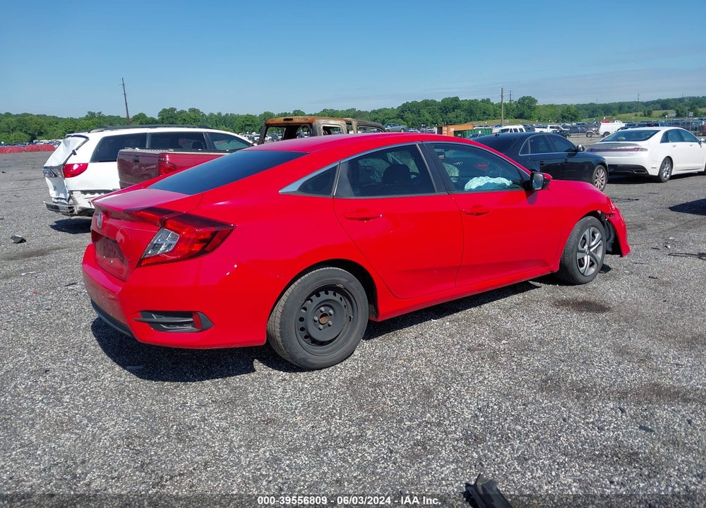2018 HONDA CIVIC LX VIN: 2HGFC2F56JH582734