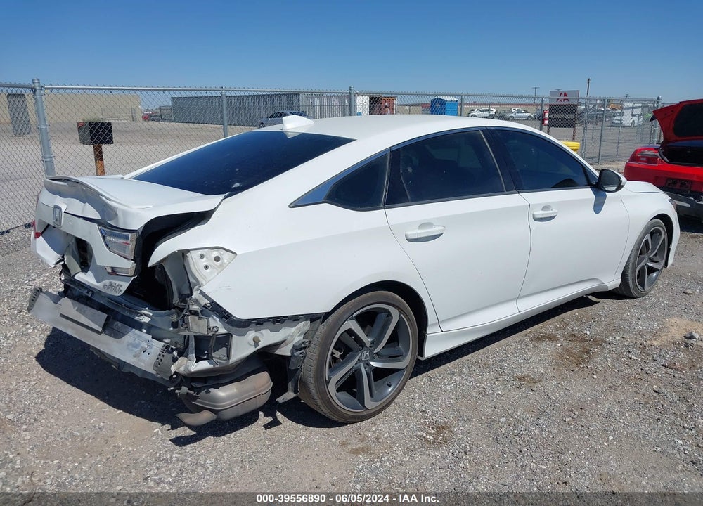 2018 HONDA ACCORD SPORT 2.0T VIN: 1HGCV2F30JA050812