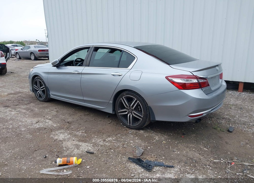 2017 HONDA ACCORD SPORT VIN: 1HGCR2F57HA256970