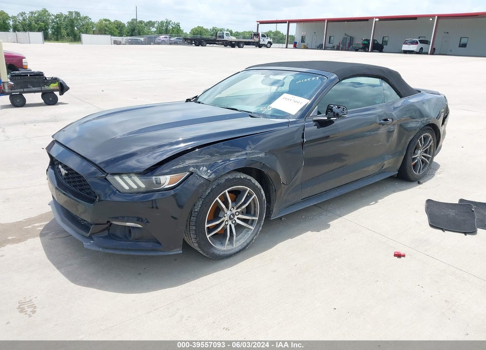 2016 FORD MUSTANG ECOBOOST PREMIUM VIN: 1FATP8UH9G5275604