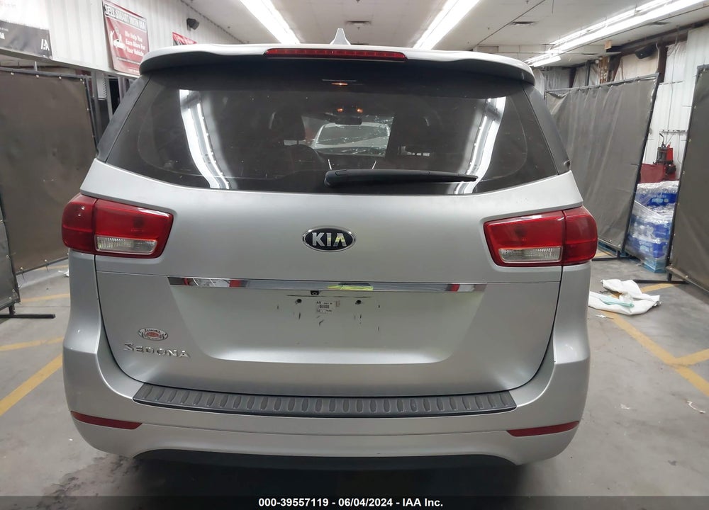 2016 KIA SEDONA L VIN: KNDMA5C12G6156838