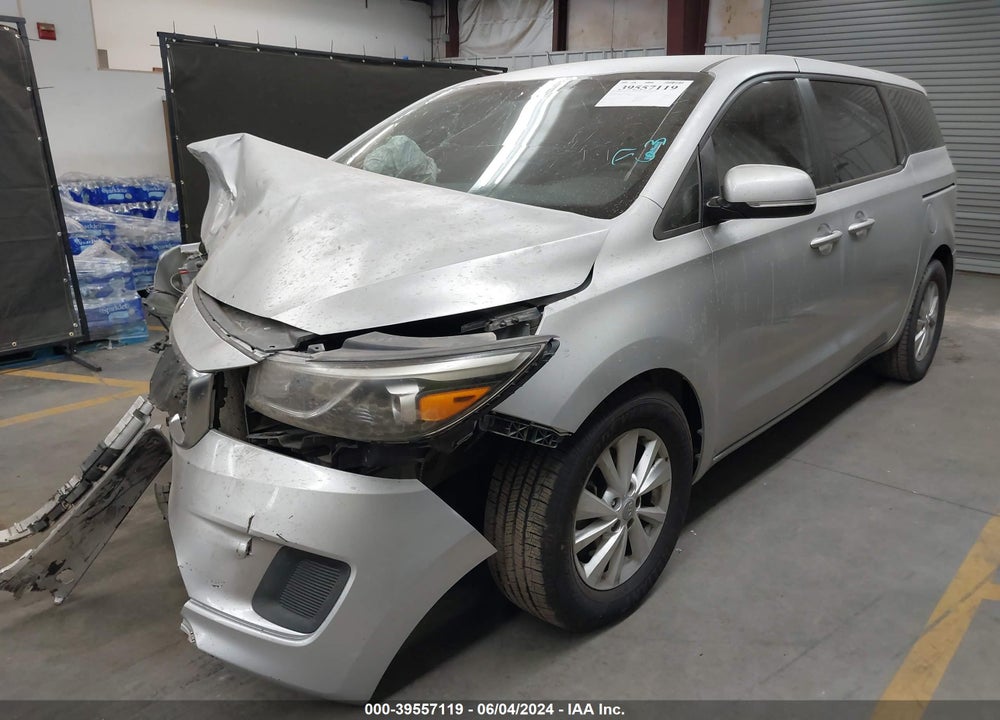 2016 KIA SEDONA L VIN: KNDMA5C12G6156838