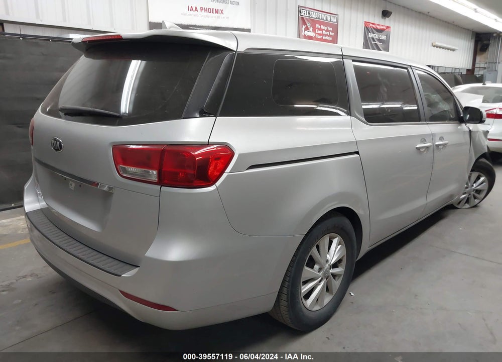 2016 KIA SEDONA L VIN: KNDMA5C12G6156838