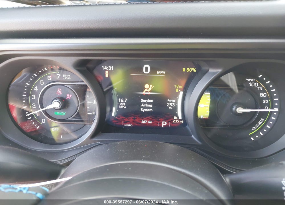 2024 JEEP WRANGLER 4XE RUBICON 4X4 VIN: 1C4RJXR60RW206305
