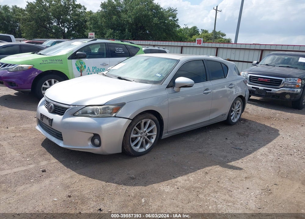 2011 LEXUS CT 200H PREMIUM VIN: JTHKD5BHXB2040203
