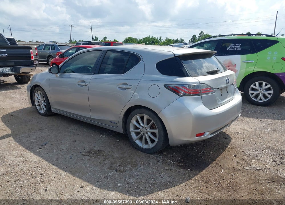 2011 LEXUS CT 200H PREMIUM VIN: JTHKD5BHXB2040203